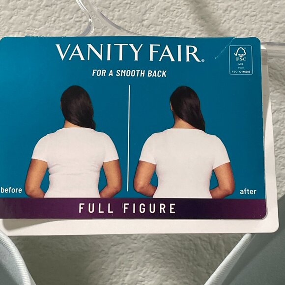 NWT, VANITY FAIR Beauty Back Full Figure No Poke Underwire Bra, Pale Green - 46D - Picture 8 of 10